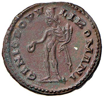Galerio (305-311) Follis - Busto ... 