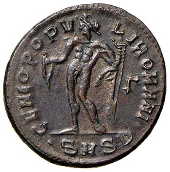 Severo II (305-306) Follis - Testa ... 