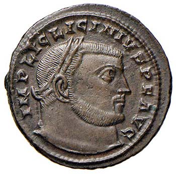 Licinio (308-324) Siscia - Testa ... 