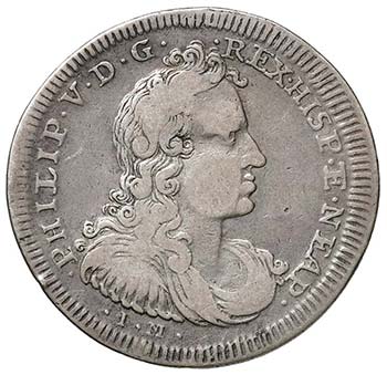 NAPOLI Filippo V (1700-1707) Mezzo ... 