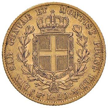 Carlo Alberto (1831-1849) 20 lire ... 