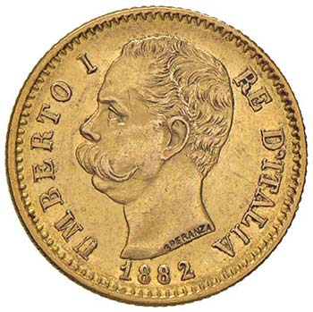 Umberto I (1878-1900) 20 Lire 1882 ... 