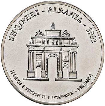 ALBANIA 100 e 50 Leke 2001 ... 