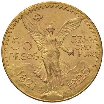 MESSICO 50 Pesos 1925 -  AU (g ... 