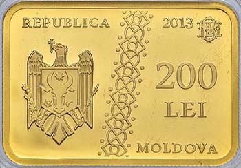 MOLDAVIA 200 Lei 2013 - AU (g ... 
