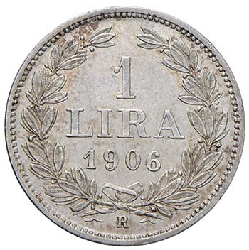 SAN MARINO Lira 1906 - Gig. 27 AG ... 