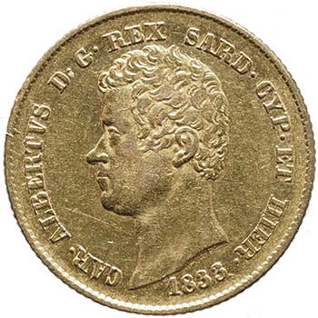 Carlo Alberto (1831-1849) 20 Lire ... 