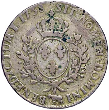 FRANCIA Luigi XV (1715-1774) - Ecu ... 
