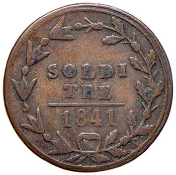 SVIZZERA Ticino 3 Soldi. 1841 - ... 