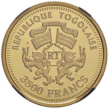TOGO 3.500 Francs 2006 - KM. Manca ... 