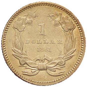 USA Dollaro 1861 - FR 94 AU (g ... 