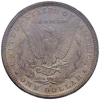 USA Dollaro 1882 S - AG In slab ... 