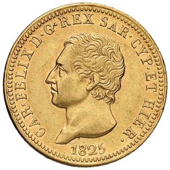Carlo Felice (1821-1831) 40 Lire ... 