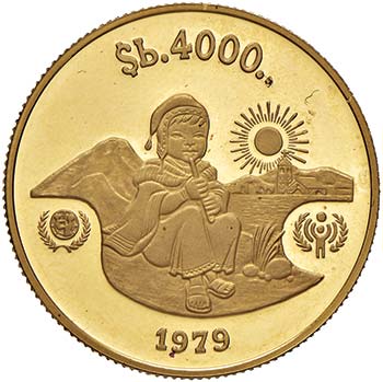 BOLIVIA 4.000 Pesos 1979 - Fr. 44 ... 