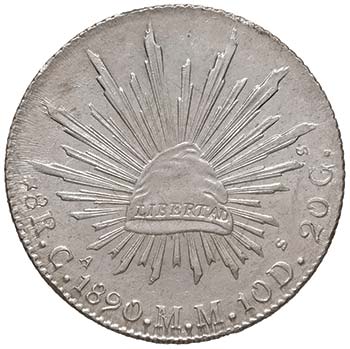 MESSICO 8 Reales 1890 Ca MM - KM ... 