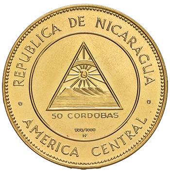 NICARAGUA 50 Cordobas 1967 ... 