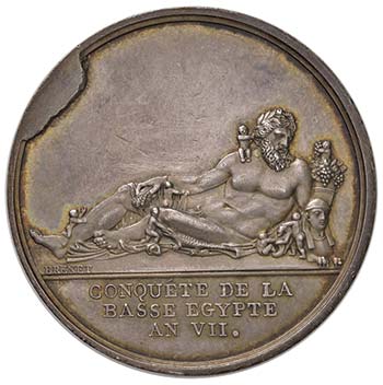 FRANCIA Medaglia 1798 CONQUETE DE ... 