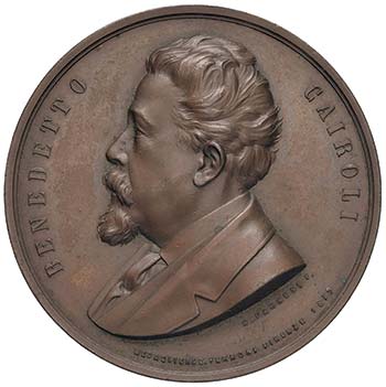 Benedetto Cairoli Medaglia 1879 ... 