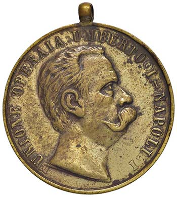 Medaglia 1890 - Unione operaia ... 