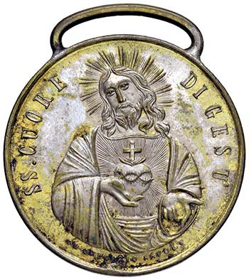 Medaglia 1901 - Santissimo Cuore ... 