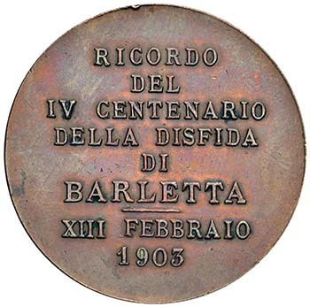 Medaglia 1903 - Barletta - ... 