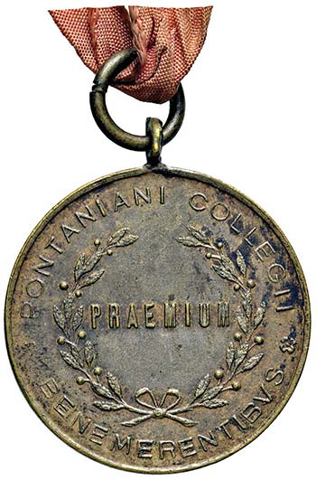 Medaglia 1905 - Collegio Pontano ... 
