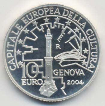 REPUBBLICA ITALIANA 10 Euro 2004 ... 