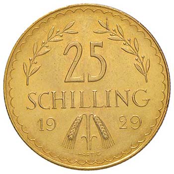 AUSTRIA 25 Schilling 1929 - KM ... 