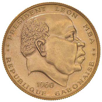 GABON 50 Francs 1960 - KM 3 AU (g ... 