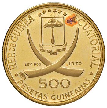 GUINEA ECUATORIAL 500 Pesetas ... 