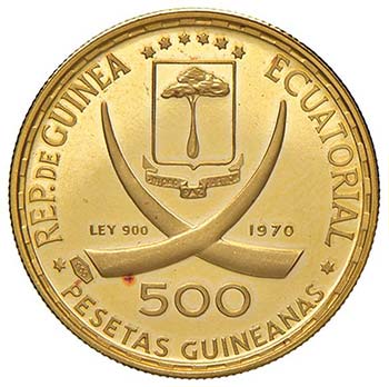 GUINEA ECUATORIAL 500 Pesetas ... 