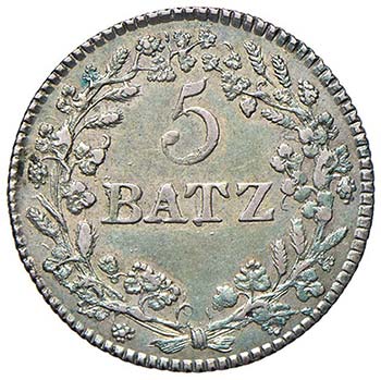 SVIZZERA Vaud - 5 Batzen 1810 - ... 