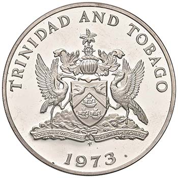 TRINIDAD E TOBAGO  5 Dollari 1973 ... 