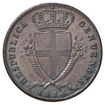 GENOVA Repubblica (1814) 2 Soldi ... 