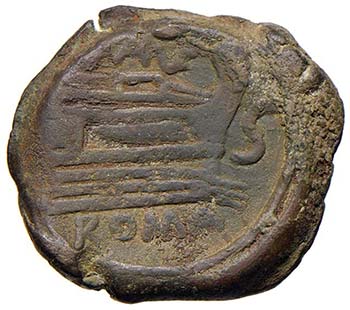 Saufeia (152 a.C.) Semisse - Testa ... 