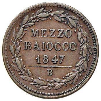 Pio IX (1846-1870) Bologna - Mezzo ... 