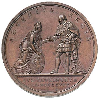 Medaglia 1814 Rientro del re ... 