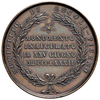 Medaglia 1882 del Municipio di ... 