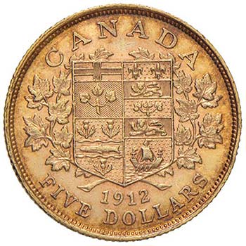 CANADA George V (1910-1936) 5 ... 