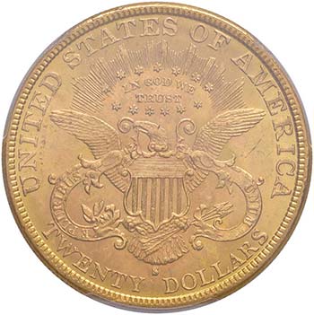 USA 20 Dollari 1888 S - KM 74.3 AU ... 
