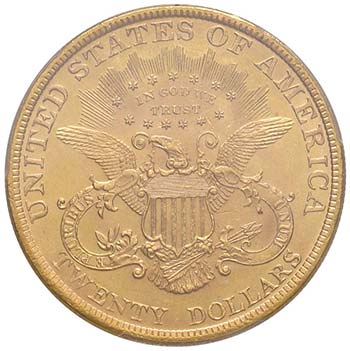 USA 20 Dollari 1889 - KM 74.3 AU ... 