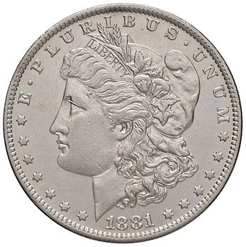 USA Dollaro 1881 O - KM 110 AG (g ... 