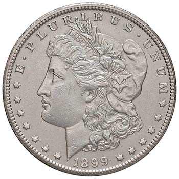 USA Dollaro 1899 O - KM 110 Ag (g ... 