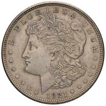 USA Dollaro 1921 D - KM 110 AG (g ... 