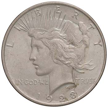USA Dollaro 1923 - KM 150 AG (g ... 
