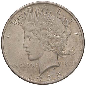 USA Dollaro 1925 - KM 150 AG (g ... 