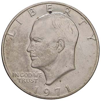 USA Dollaro 1971 S - KM 203a AG (g ... 