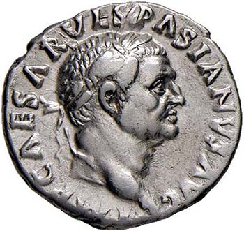 Vespasiano (69-79) Denario - Testa ... 