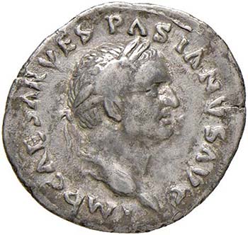 Vespasiano (69-79) Denario - AG (g ... 