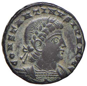 Costantino II (317-337) Follis - ... 